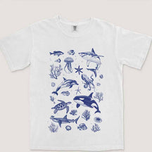 Animal Graphic Comfort Ocean T-shirt