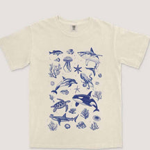 Animal Graphic Comfort Ocean T-shirt