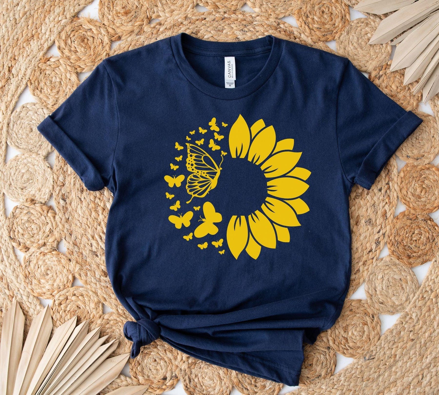 Sunflower & Butterflies Shirt