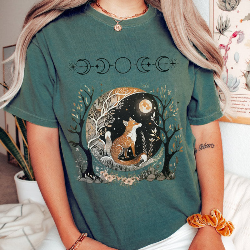 Goblincore Shirt Fox Witchy Whimsigoth T-shirt