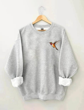 Wildflower And Bird Sweatshirt