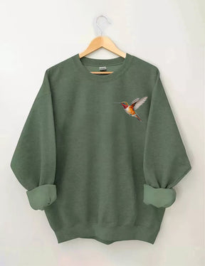 Wildflower And Bird Sweatshirt