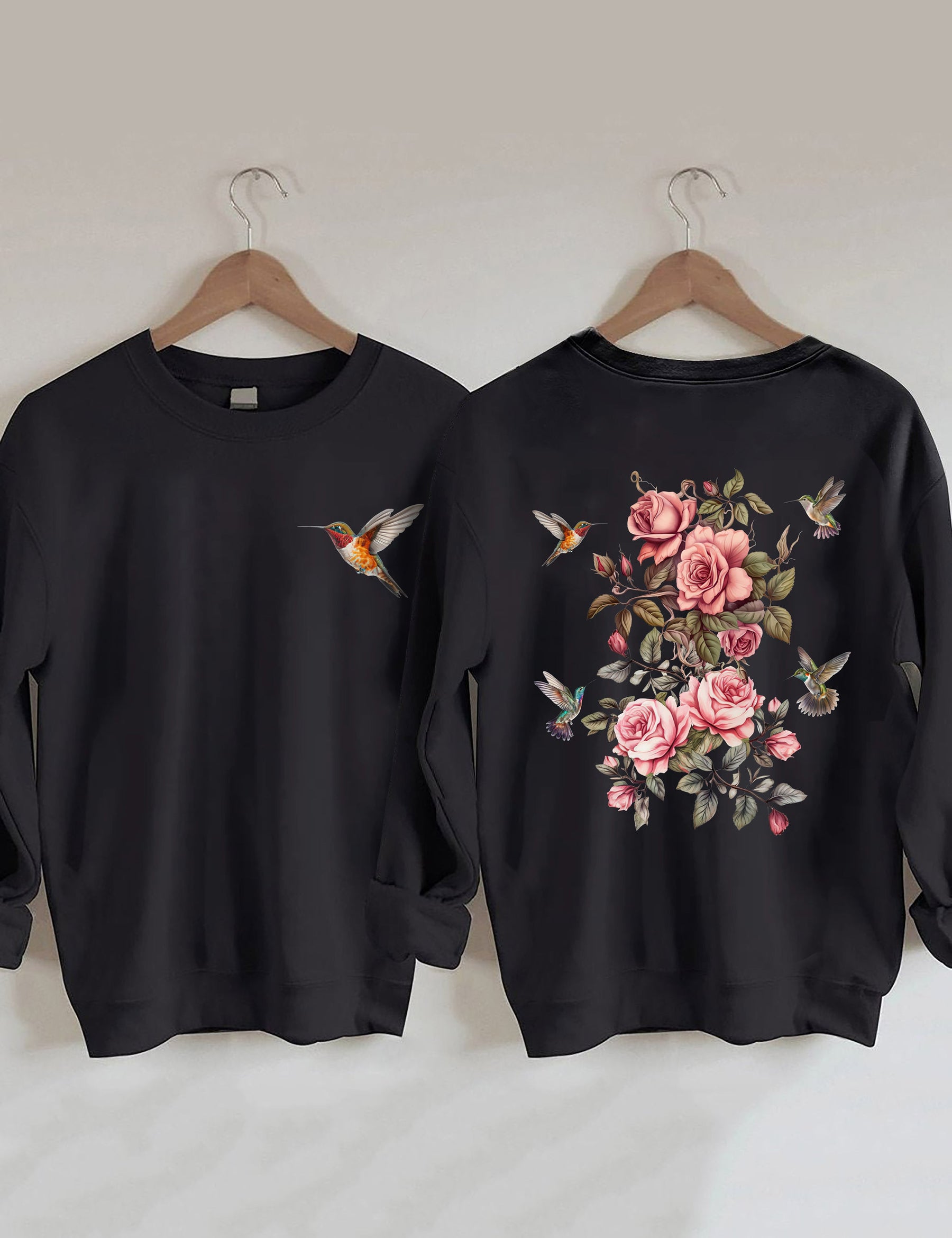 Wildflower And Bird Sweatshirt