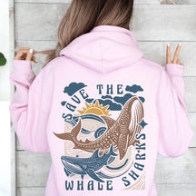 Whale Shark Hoodie for Ocean Conservation and Shark Protection