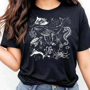 Sea Life Vintage T- Shirt