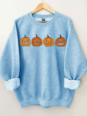 Pumpkin Skeleton Halloween Sweatshirt