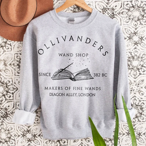 Ollivanders Wand Shop Wizard Book  Sweatshirts