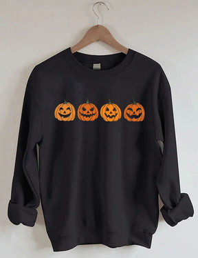 Pumpkin Skeleton Halloween Sweatshirt