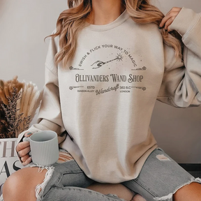 Ollivanders Zauberstab Shop Zauberer Sweatshirt