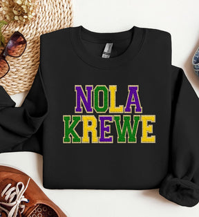 NOLA Krewe Sweatshirt aus Chenilleimitat