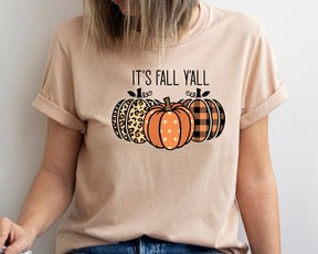 It's Fall Yall Pumpkin Halloween T-shirt