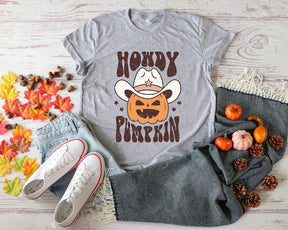 Howdy Pumpkin Halloween T-shirt