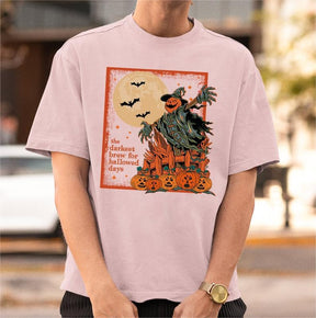 Halloween Scarecrow Horror Night Pumpkin T-shirt