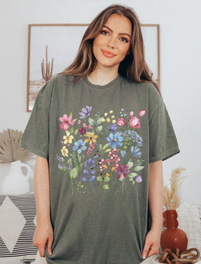 Flower Shirt Gift For Her Wild Flower Shirt