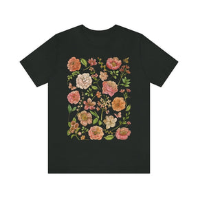 Florales Cottagecore Shirt Vintage Wildblumen T-Shirt