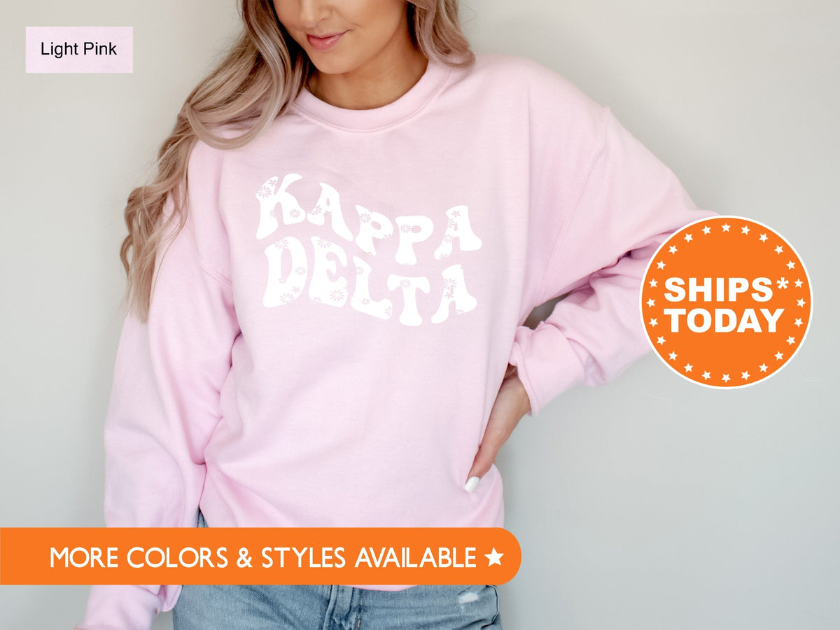 Kappa Delta Floral Hippie Sorority Sweatshirt