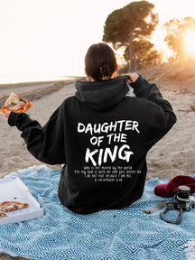 King's Daughter Christian Damen-Sweatshirt mit schönem Bibelvers