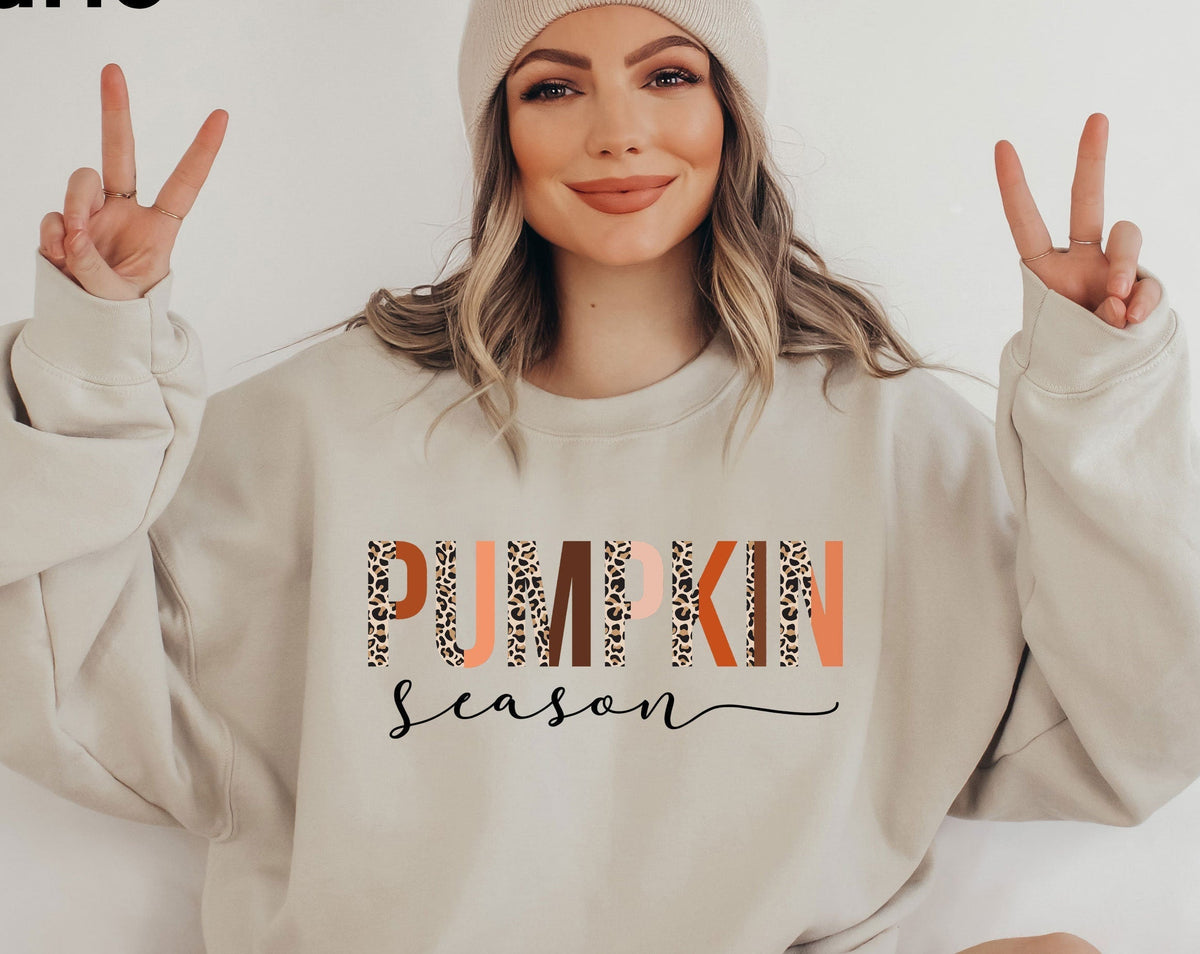 Pumpkin Season Cute Fall Women’s Thanksgiving Gift Sweatshirts