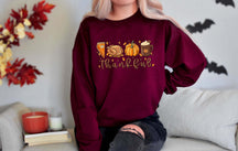 Thanksgiving Blessings Pumpkin Spice Crew Neck Comfortable Sweatshirt