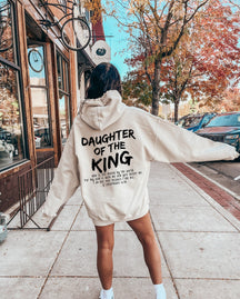 King's Daughter Christian Damen-Sweatshirt mit schönem Bibelvers