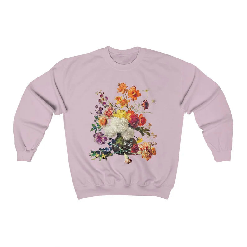 Vintage Aesthetic Flower Sweatshirt