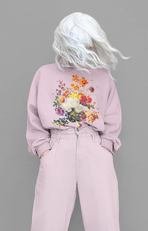 Vintage Aesthetic Flower Sweatshirt